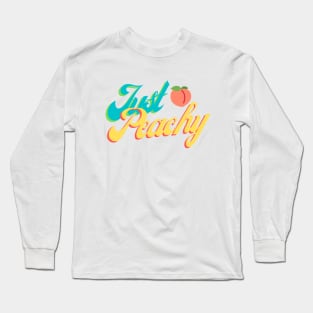 Just Peachy Long Sleeve T-Shirt